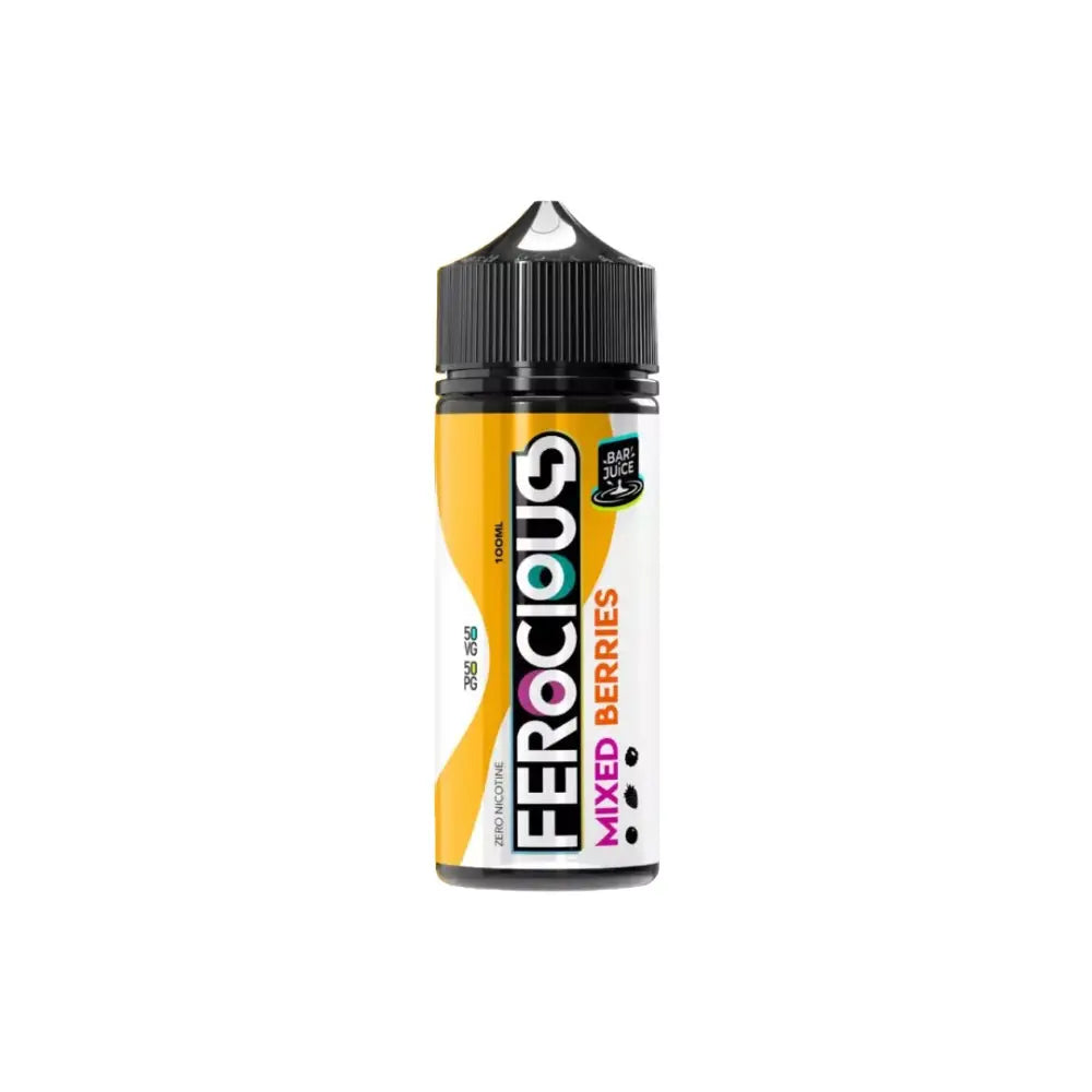 0mg Fantasi Ferocious Bar Juice 100ml Shortfill (50VG/50PG) - Vaping Products