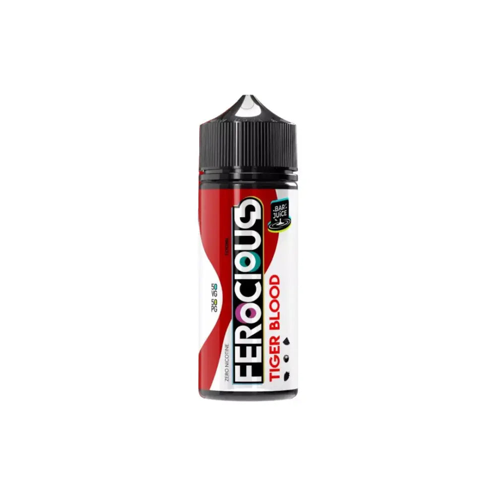 0mg Fantasi Ferocious Bar Juice 100ml Shortfill (50VG/50PG) - Vaping Products
