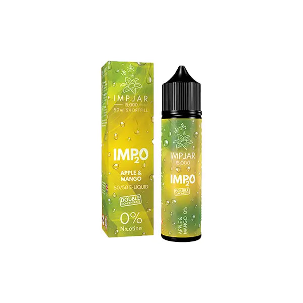 0mg Imp Jar Imp2O 50ml Shortfill (50VG/50PG) - Apple & Mango - Vaping Products
