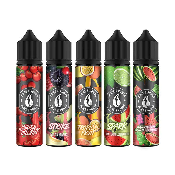 0mg Juice N Power Shortfills 50ml (70VG/30PG) - Vaping Products