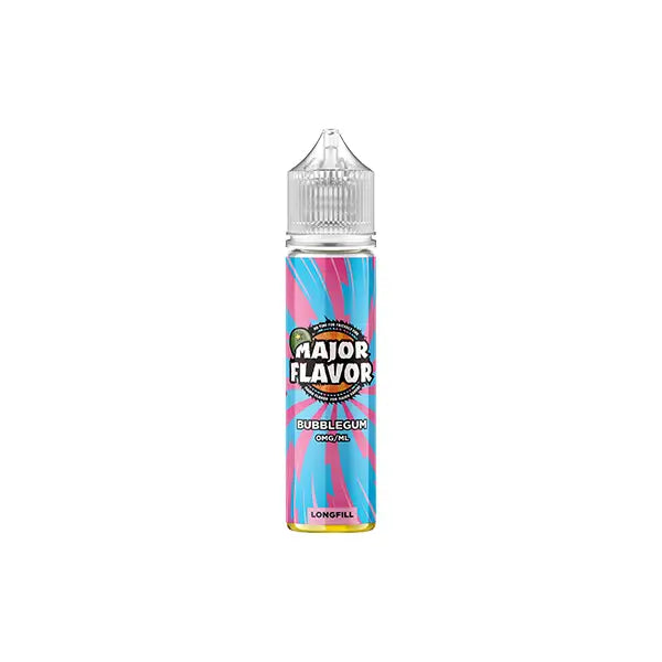 0mg Major Flavor 50ml Longfill (100PG) - Vaping Products
