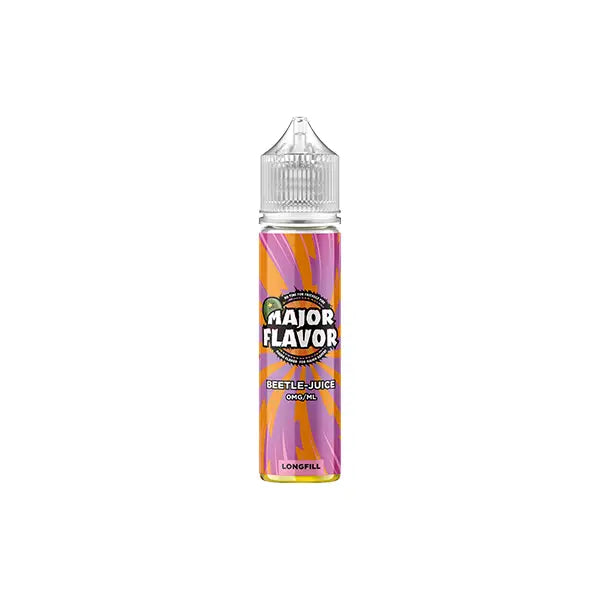 0mg Major Flavor 50ml Longfill (100PG) - Vaping Products