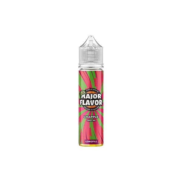 0mg Major Flavor 50ml Longfill (100PG) - Vaping Products