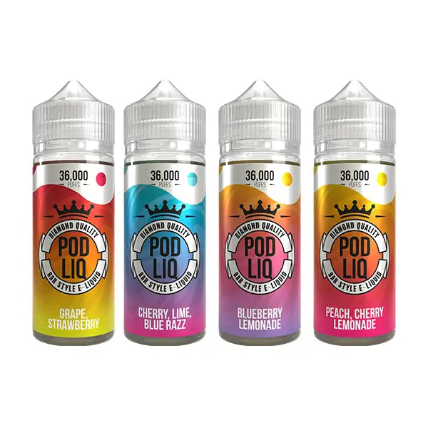 0mg Riot Squad Pod Liq Shortfill 100ml (70VG/30PG) - Grape Strawberry - Vaping Products