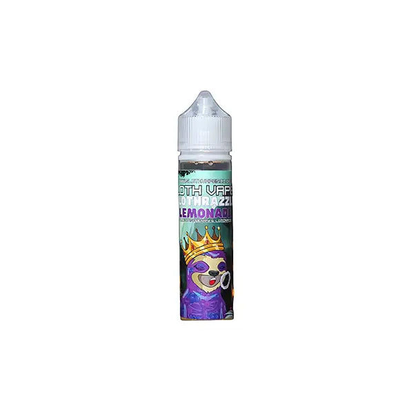 0mg Sloth Vapes 50ml Shortfill (70VG/30PG) (1 Free Nic Shot Per Shortfill) - Vaping Products