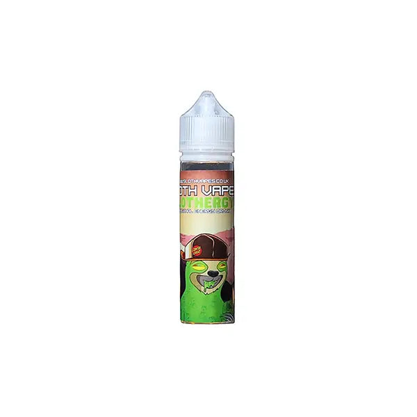 0mg Sloth Vapes 50ml Shortfill (70VG/30PG) (1 Free Nic Shot Per Shortfill) - Vaping Products