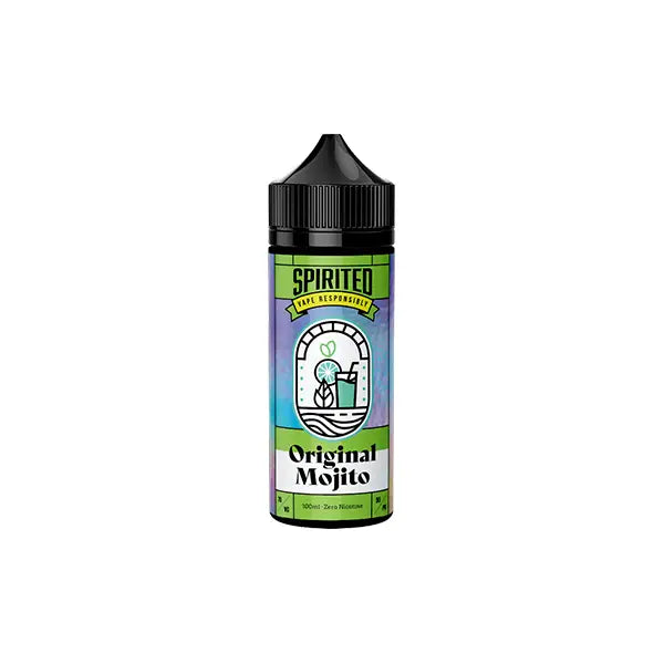 0mg Spirited By Fantasi 100ml Shortfill (70VG/30PG) - Vaping Products