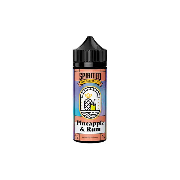 0mg Spirited By Fantasi 100ml Shortfill (70VG/30PG) - Vaping Products