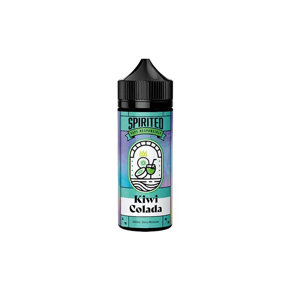 0mg Spirited By Fantasi 100ml Shortfill (70VG/30PG) - Vaping Products