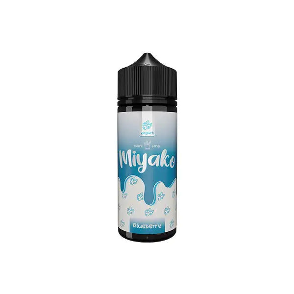 0mg Wick Liquor Miyako Yoghurt 100ml Shortfill (70VG/30PG) - Blueberry - Vaping Products
