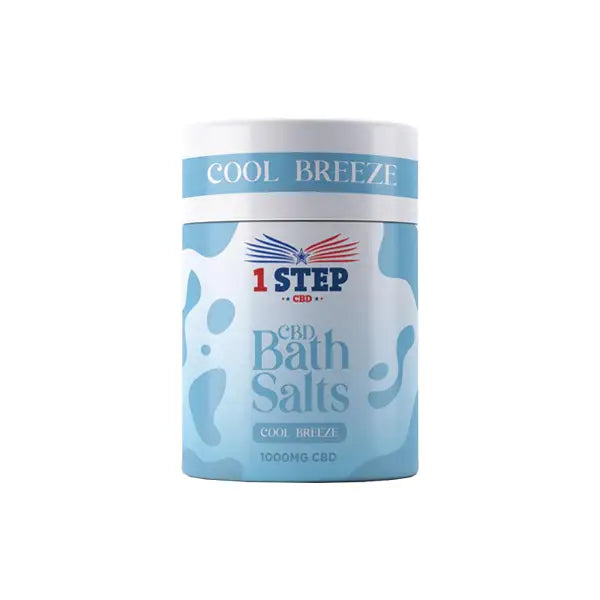 1 Step CBD 1000mg CBD Bath Salts 500g (BUY 1 GET 1 FREE) CBD Products