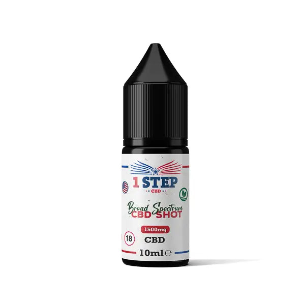 1 Step CBD 1500mg Broad Spectrum CBD Shot 10ml - CBD Products