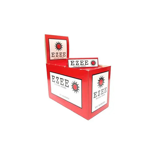 100 Ezee Red Cut Corner Regular Rolling Papers - Smoking Products