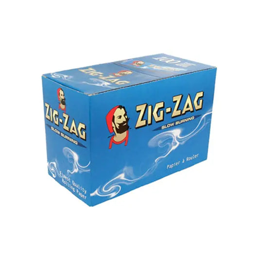100 Zig-Zag Blue Regular Size Rolling Papers - Smoking Products