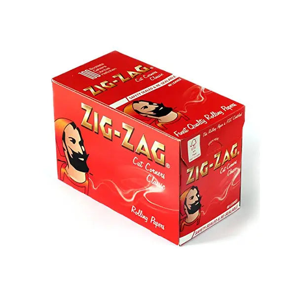 100 Zig-Zag Red Regular Size Rolling Papers - Smoking Products