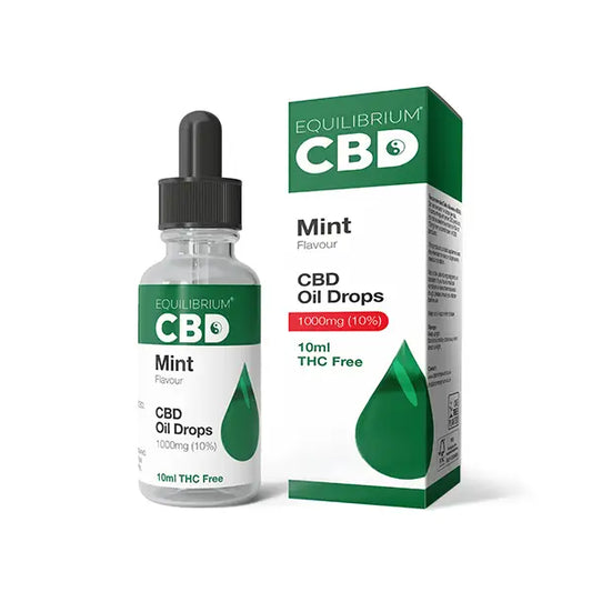 1000mg Equilibrium CBD Oil 10ml - Mint Flavour - CBD Products