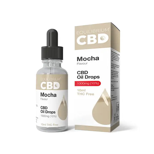 1000mg Equilibrium CBD Oil 10ml - Mocha Flavour - CBD Products