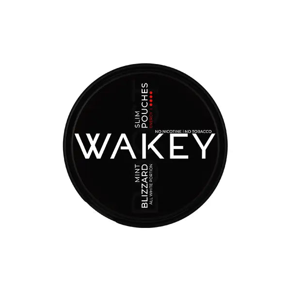 100mg Wakey Blizzard Mint Boost Energy Pouches - 20 Pouches - Smoking Products