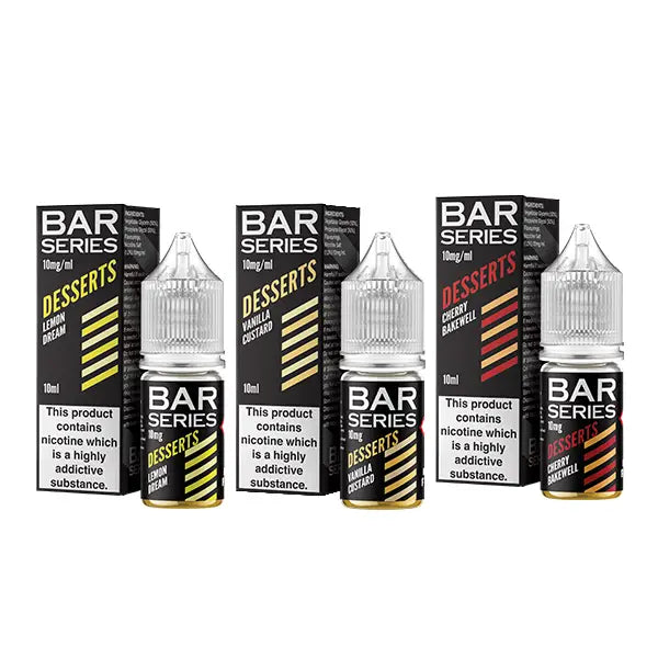 10mg Bar Series Desserts 10ml Nic Salts (50VG/50PG) - Vaping Products
