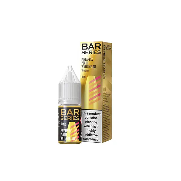 10mg Bar Series Gold Edition Nic Salt 10ml (50VG/50PG) - Vaping Products
