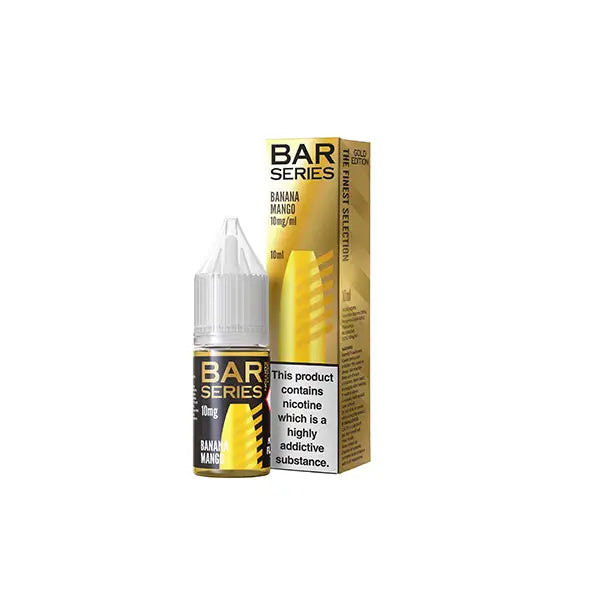 10mg Bar Series Gold Edition Nic Salt 10ml (50VG/50PG) - Vaping Products