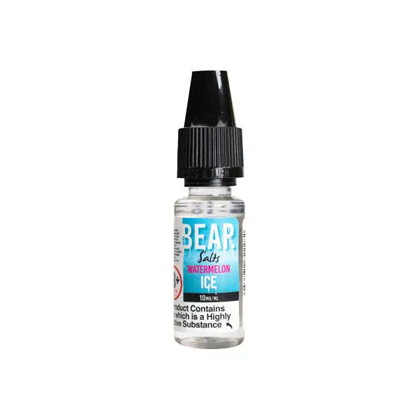 10mg Bear Flavours Ice 10ml Nic Salts (50PG/50VG) - Vaping Products