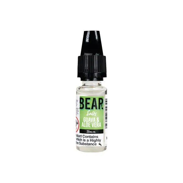 10mg Bear Flavours Vape 10ml Nic Salts (50VG/50PG) - Vaping Products