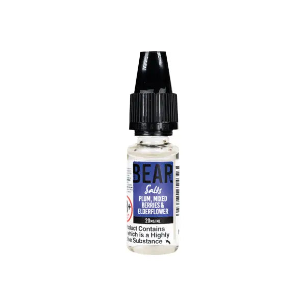 10mg Bear Flavours Vape 10ml Nic Salts (50VG/50PG) - Vaping Products