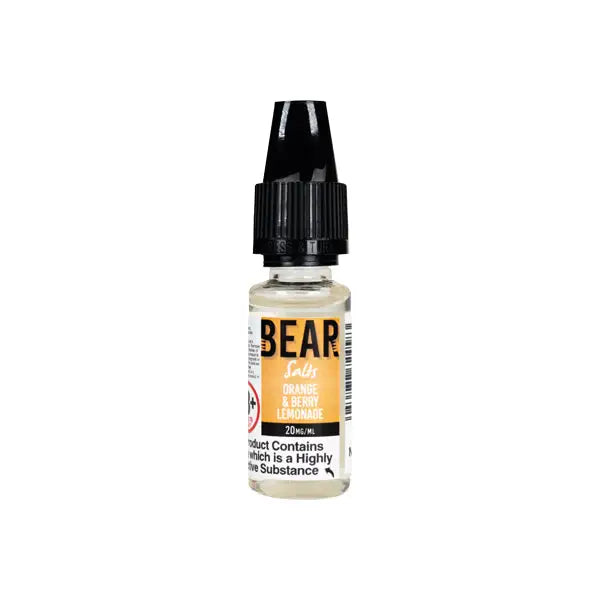 10mg Bear Flavours Vape 10ml Nic Salts (50VG/50PG) - Vaping Products