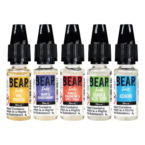 10mg Bear Flavours Vape 10ml Nic Salts (50VG/50PG) - Vaping Products