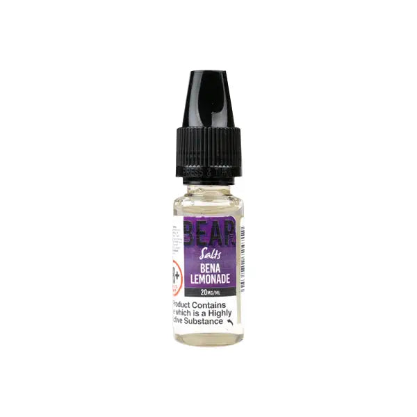 10mg Bear Flavours Vape 10ml Nic Salts (50VG/50PG) - Vaping Products