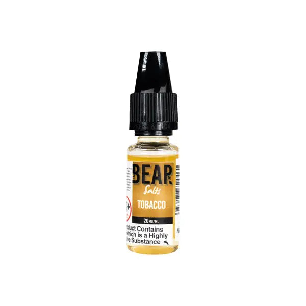 10mg Bear Flavours Vape 10ml Nic Salts (50VG/50PG) - Vaping Products