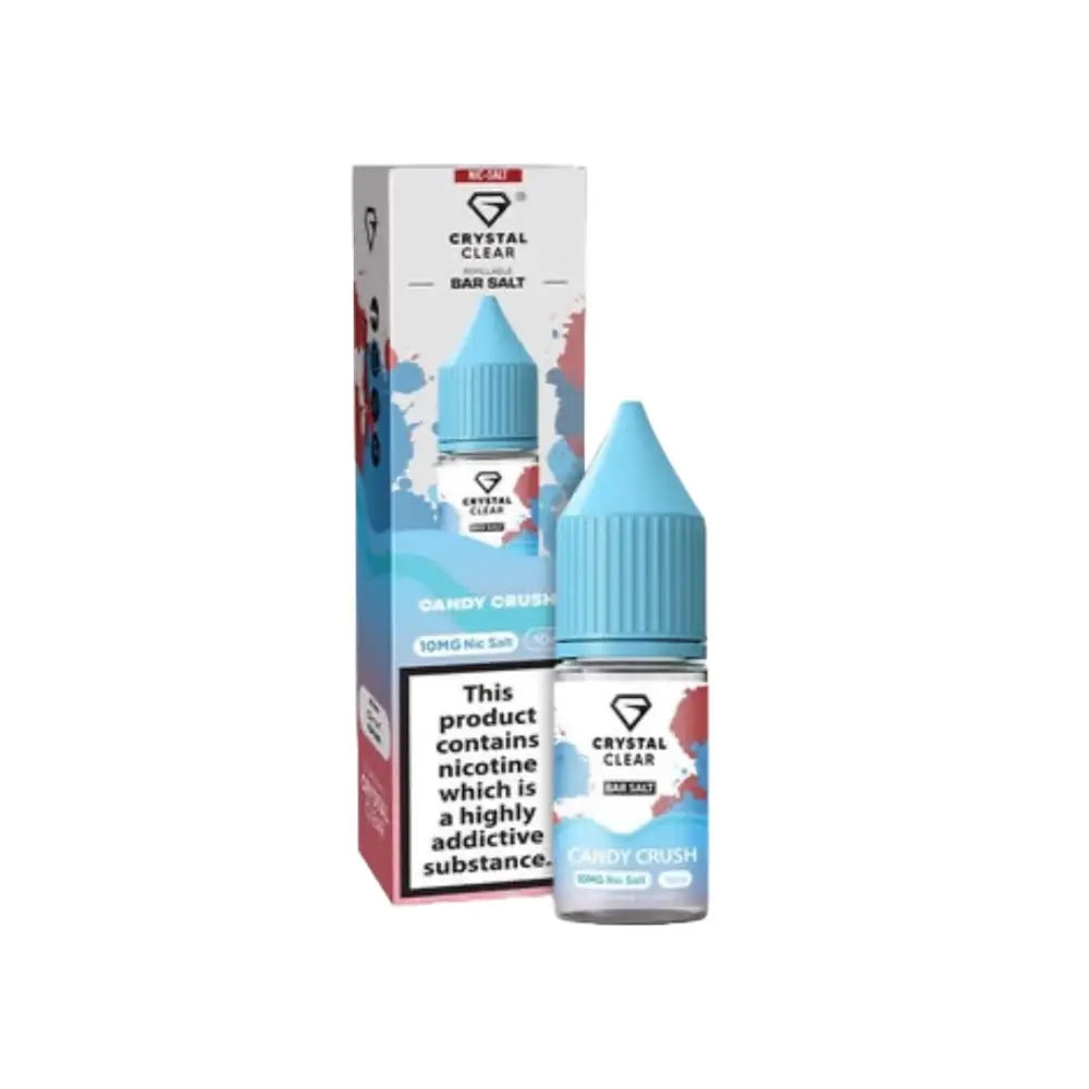 10mg Crystal Clear Nic Salt 10ml (50VG/50PG) - Vaping Products