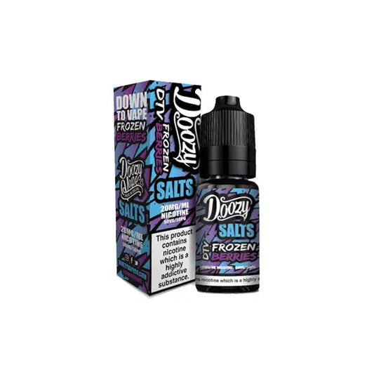 10mg Doozy Vape Co Nic Salt 10ml (50VG/50PG) - Frozen Berries - Vaping Products