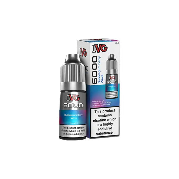10mg IVG 6000 10ml Nic Salts (50VG/50PG) - Vaping Products
