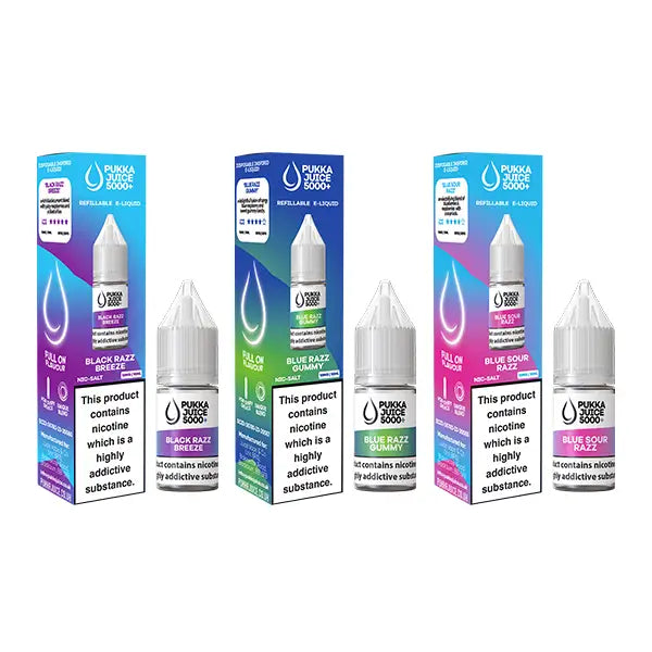 10mg Pukka Juice 5000 + 10ml Nic Salt (50VG/50PG) - Vaping Products
