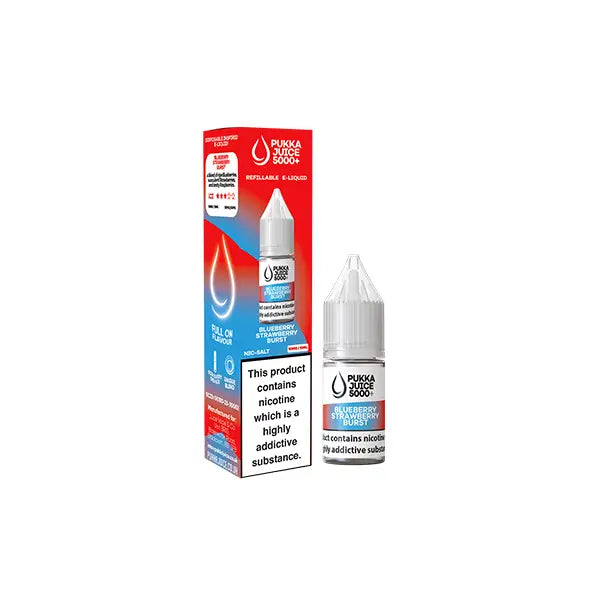 10mg Pukka Juice 5000 + 10ml Nic Salt (50VG/50PG) - Vaping Products