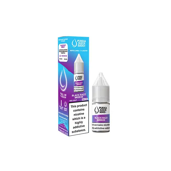 10mg Pukka Juice 5000 + 10ml Nic Salt (50VG/50PG) - Vaping Products
