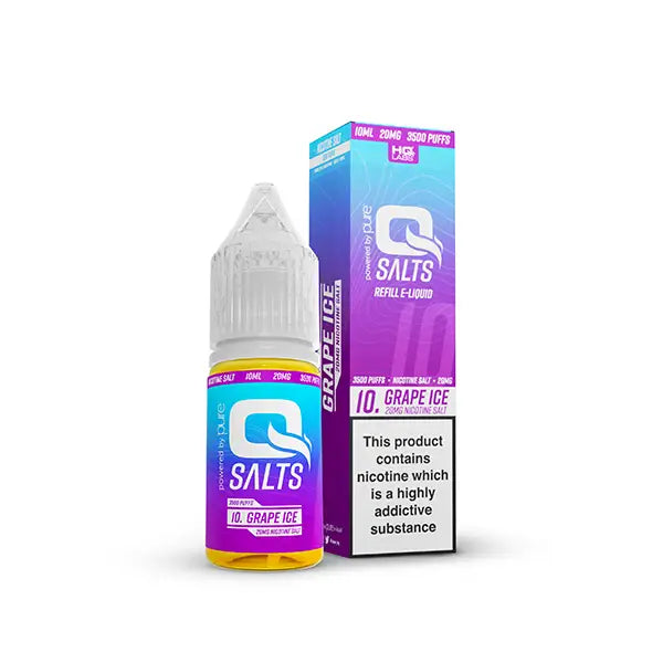 10mg Q Salts Nic Salts 10ml (50VG/50PG) - Vaping Products