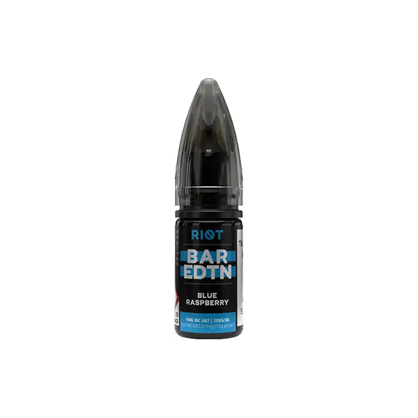 10mg Riot Squad BAR EDTN 10ml Nic Salts (50VG/50PG) - Blue Raspberry - Vaping Products