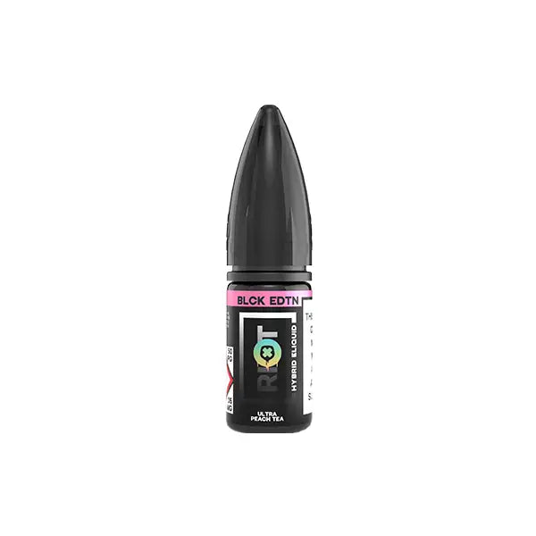 10mg Riot Squad Black Edition V2 Nic Salts 10ml (50VG/50PG) - Vaping Products