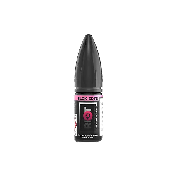 10mg Riot Squad Black Edition V2 Nic Salts 10ml (50VG/50PG) - Vaping Products