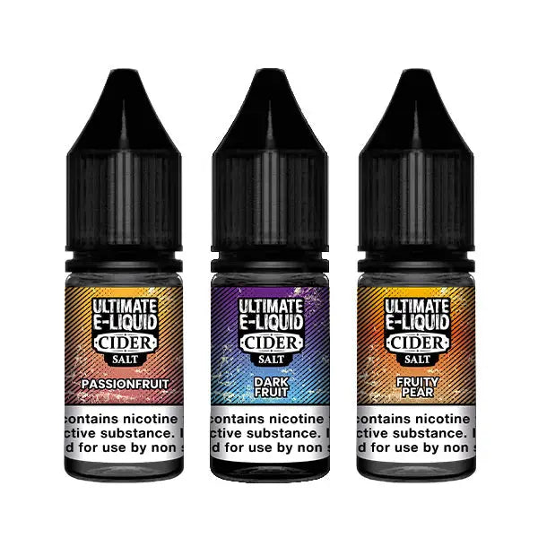 10mg Ultimate E-Liquid Cider Salts 10ml Nic Salts (50VG/50PG) - Vaping Products