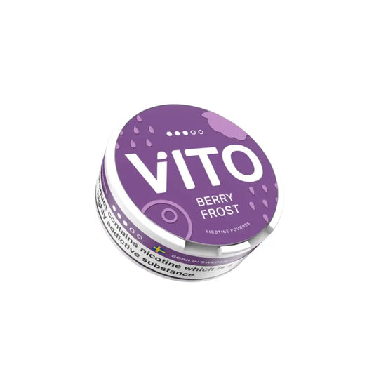 10mg VITO Nicotine Pouches - 20 Pouches - Berry Frost - Fulfilment