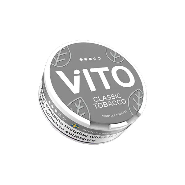 10mg VITO Nicotine Pouches 20 Pouches Fulfilment