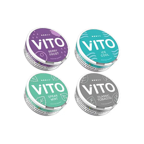 10mg VITO Nicotine Pouches - 20 Pouches - Fulfilment