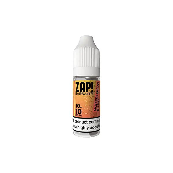 10mg ZAP! Bar Salts Nic Salt 10ml (50VG/50PG) - Vaping Products