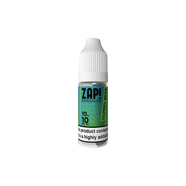 10mg ZAP! Bar Salts Nic Salt 10ml (50VG/50PG) - Vaping Products