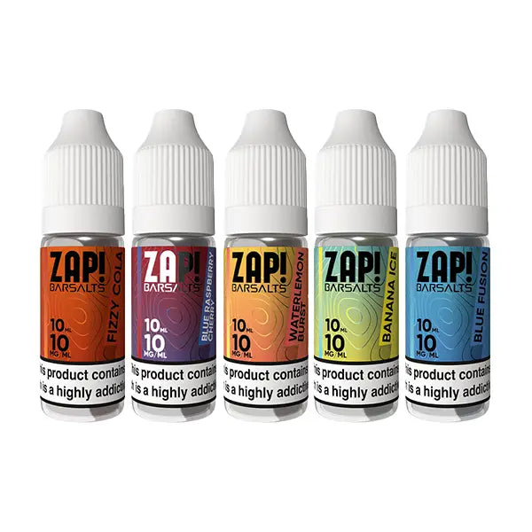 10mg ZAP! Bar Salts Nic Salt 10ml (50VG/50PG) - Vaping Products