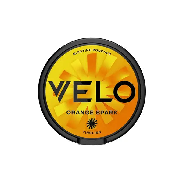 11mg Velo Mild Strength Nicotine Pouches - 20 Pouches - Orange Spark - Smoking Products